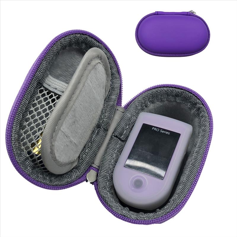 Custom Color Eva Leather Finger Clip Pulse Oximeter Hard Shell Case Pouch OEM and ODM